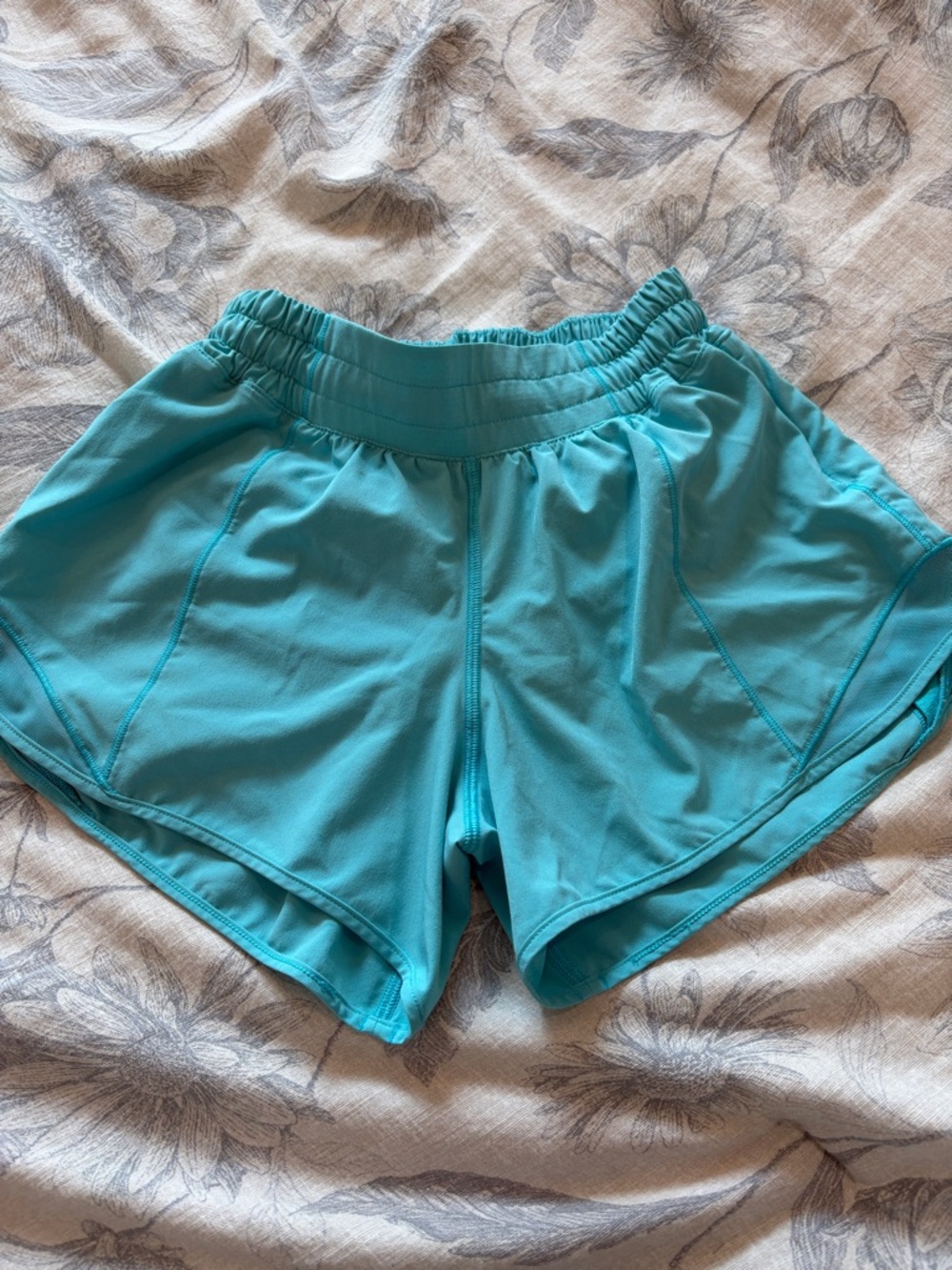 lululemon athletica Turquoise Athletic Women's Shorts